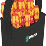 Wera Schraubendreher Set im textilen Köcher Kraftform 2go 100, 11-teilig, 1 Stück, 05004310001