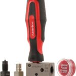 KS Tools 122.1215 FLAREFIXeco 4,75 mm Universal-Bremsleitungs-Bördelgerät-Satz, 4-tlg