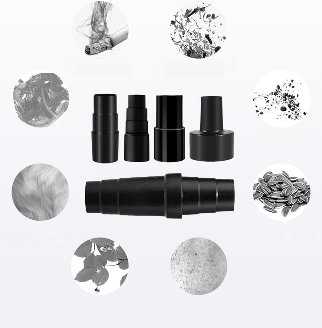 Schlauchadapter Universal - Staubsauger Adapter Gummi,Staubsaugeradapter - Schlauch Reduzierstück für Bosch, Makita, Kärcher usw – Bild 5