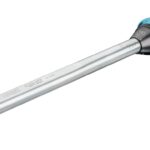 Hazet Drehmomentschlüssel 5122-2CT I Abtrieb: Vierkant 12,5 mm, 1/2 Zoll, Toleranz: 4%, 32 Zähne Betätigungswinkel 11,25 Grad I anwenderfreundliche Umschaltknarre für Auto und Fahrrad I 519mm