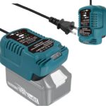 220V für Makita 18V-Akkuladegerät, Mini Ladegerät Ersatz für Makita 18Volt Batterie BL1815 BL1820 BL1830 BL1840 BL1850 (Keine Batterie)
