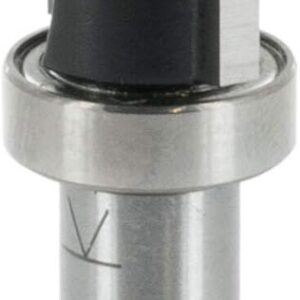 ENT 11702 Bündigfräser HW für Milescraft Zinkenschablone, Durchmesser (D) 12,7 mm, NL 25 mm, S 8 mm, SL 32 mm, GL 62 mm, Z2+1, mit Kugellager am Schaft