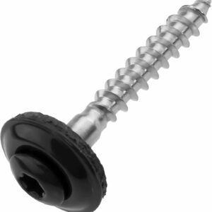 Spenglerschrauben Edelstahl A2 mit EPDM-Dichtscheibe - TX20, 100 Stück (4.5 x 45 mm - anthrazit - 100 Stück)