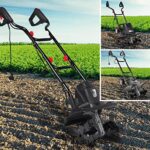 BRAST Motorhacke Gartenfräse Elektro | 1050-1800 Watt | 36-45cm Arbeitsbreite | 4 Modelle | Schutzblech Antiblockierkupplung & Sicherheitsschalter | für kleine bis große Grundstücke | BRE-AF 1050