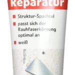 Baufan Rauhfaser Reparatur Spachtel - 330g, weiß I modellierbare Rauhfaser Spachtelmasse I schnell trocknend, überstreichbar, lösungsmittelfrei