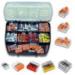 WAGO Klemme (150 Stück) Set Sortiment 221-412 | 221-413 | 221-415 | 2273-202 | 2273-203 | 2273-204 | 2273-205 | 2273-208 | Verbindungsklemme | inkl. praktischem Sortimentskasten