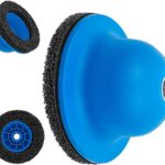 Wheel Hub Radnabenschleifer Auto: Siliziumkarbid-Kugelkopfschleifer Radnabenschleifer Blau Topfschleifer Radnabe Reinigen für 1/2" Schlagschrauber Autoliebhaber Außen-Ø 150mm Innen-Ø 90mm