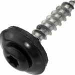 SCREW REBEL Spenglerschrauben Edelstahl A2 mit EPDM-Dichtscheibe - TX20, 100 Stück (4.5 x 20 mm - anthrazit - 100 Stück)