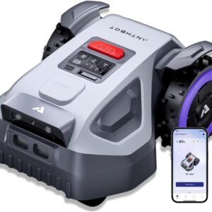ANTHBOT M9 Mähroboter ohne Begrenzungskabel mit präziser RTK-Navigation und Dual-Vision, KI-Hindernisvermeidung, App-Steuerung, für Gärten bis 900 m², kompakter Rasenmäher Roboter mit 45% Steigung