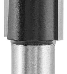 ENT 13572 Bündigfräser HW, Schaft (S) 8 mm, Durchmesser (D) 12 mm, NL 25 mm, GL 65,9 mm, SL 32 mm, mit Kugellager, Oberfräser für die Holzbearbeitung