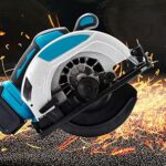 Akku Handkreissäge Kabellos Kreissäge Kompatibel mit Makita Lithium Batterie, Ø185mm, 1380W, Leerlaufdrehzahl 4500RPM