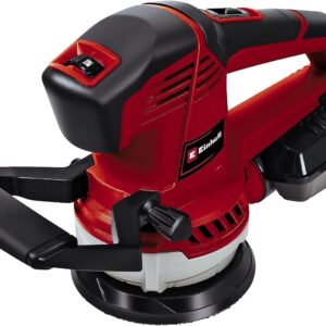 Einhell Exzenterschleifer TE-RS 40 E (400W, 12.000-24.000 1/min Schwingzahl, 125mm Scheiben-ø, aktive Staubabsaugung, Filterbox)
