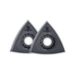 FEIN Schleifplatten Set (Aufnahme Starlock, ungelocht, Kunststoff-Trägerplatte, Dreiecksform, Kantenlänge 80 mm) 63806129220