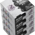 Shisha Kohle Naturkohle – Premium Kokoskohle für Wasserpfeife – 1KG, 4KG, 10KG, 20KG – Hohe Hitze, Lange Brenndauer (Black 28x28x28mm 4KG)