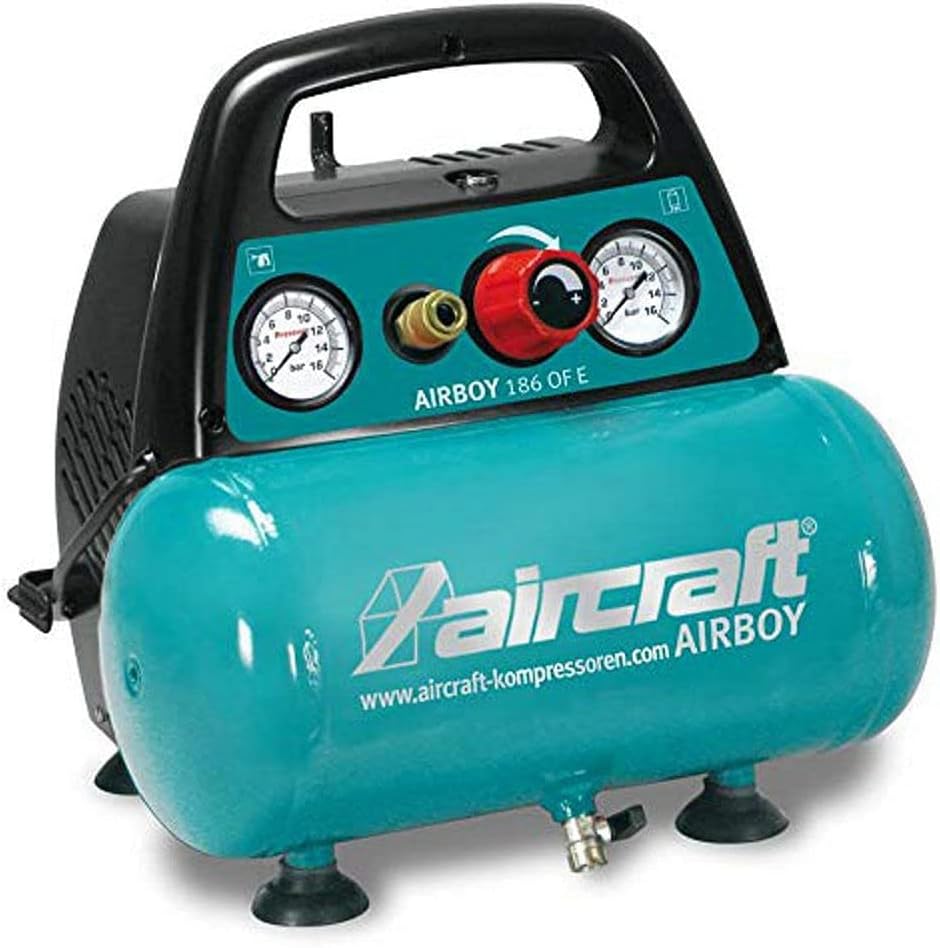 Aircraft AIRBOY 131 OF E (Kolbenkompressor, universell einsetzbar, mit Motorschutzschalter, Ansaugleistung ca. 107 l/min, Abgabeleistung 0,6 kW, Kompressor) 2001225 – Bild 3