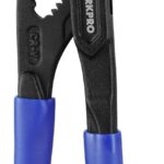 WORKPRO Zangenschlüssel 180 mm, Greift bis 40 mm, Verstellbare Rillengelenkzange ohne Zähne, Hochwertiger Cr-V-Stahl, Paralleles Backendesign mit Doppelten Arbeitssparenden Griffen