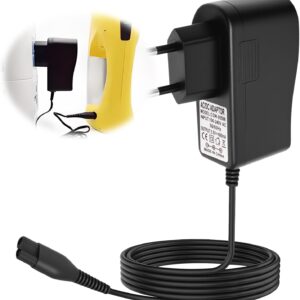 5.5V Fensterreiniger Netzteil für Kärcher WV2 WV 2 Plus, Ladegerät Fenstersauger für WV1 WV5 WV60 WV70 WV75 Plus, Ersatz Ladekabel für WV Classic WV50 WV55 WV50 Plus, Cable 1.5M