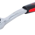 BGS Diy 519 | Umschaltknarre | feinverzahnt | 12,5 mm (1/2") | ergonomisch | rutschfest | gekröpft | Knarre | Ratsche