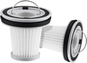 Fanttik 2er-Pack Ersatz-HEPA-Filter, waschbarer und wiederverwendbarer Filter, passend für Fanttik Slim V8 Mate & V8 Apex & V9 Mix & V10 Mix & Slim V10 Apex Autostaubsauger (AV8001)