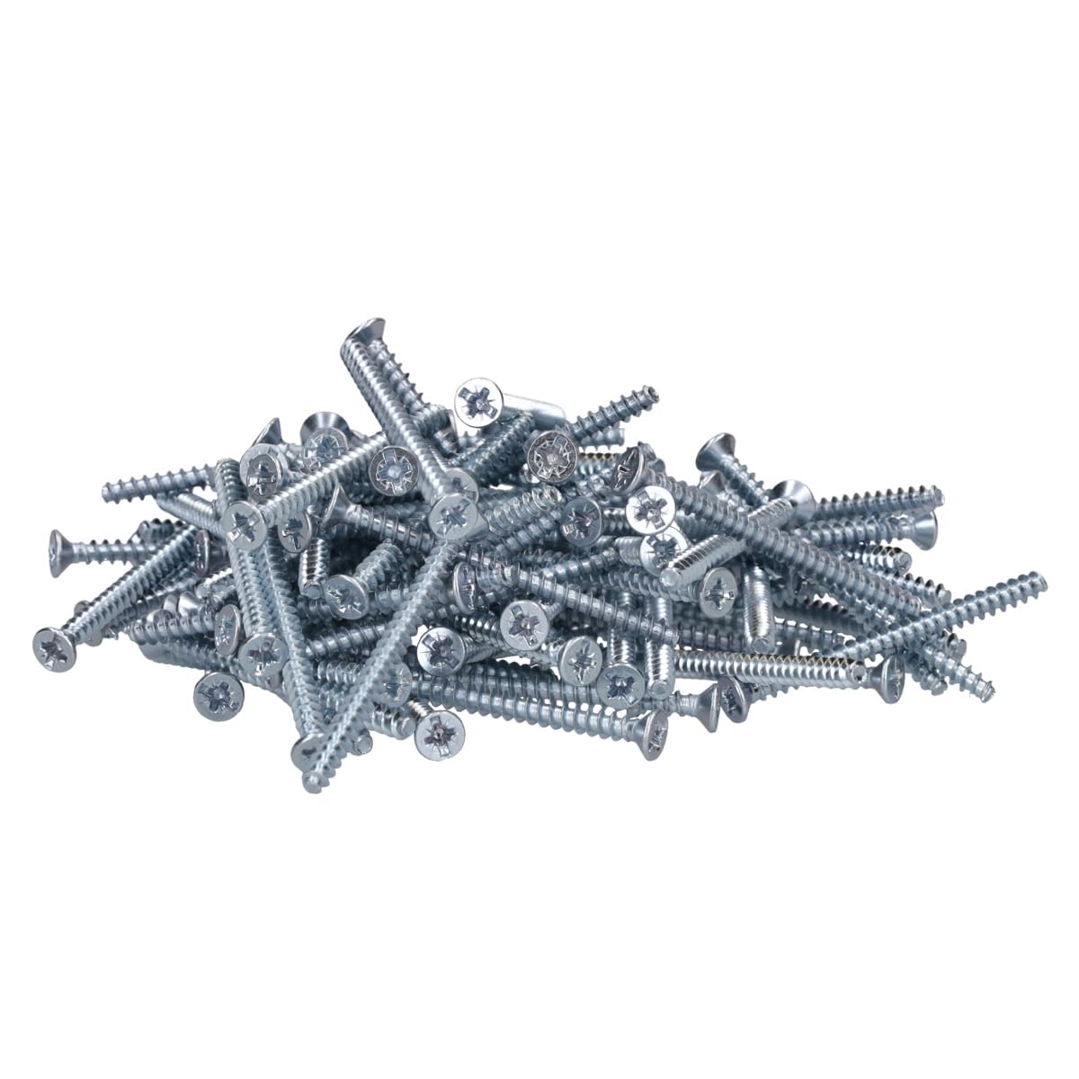 Voxura Geräteschrauben für Hohlwanddosen, Unterputzdosen PZ1, 3,2 x 25mm Kreuzschlitz-Schrauben zur Elektroinstallation, Senkkopfschrauben, 100 St. im Beutel – Bild 5