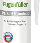 Ponal Parkett & Laminat Fugenfüller Eiche, elastische Fugenmasse für Anschluss- und Dehnungsfugen, lösemittel-, wasser- und silikonfreie Dichtmasse, 1x280ml Kartusche