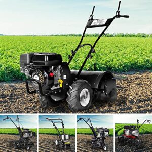 BRAST Motorhacke Gartenfräse Benzin | 1,9kW(2,6PS)-5,15kW(7PS) | 25-85cm Arbeitsbreite | 6 Modelle | Stahlrahmen Transportrad & kabellos | für kleine bis sehr große Grundstücke | BRB-AF 7500 B&S
