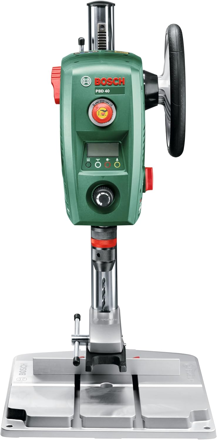 Bosch Tischbohrmaschine PBD 40 (710 W, Max. Bohr-Ø in Stahl/Holz: 13 mm/40 mm, Bohrhub 90mm, im Karton) – Bild 2