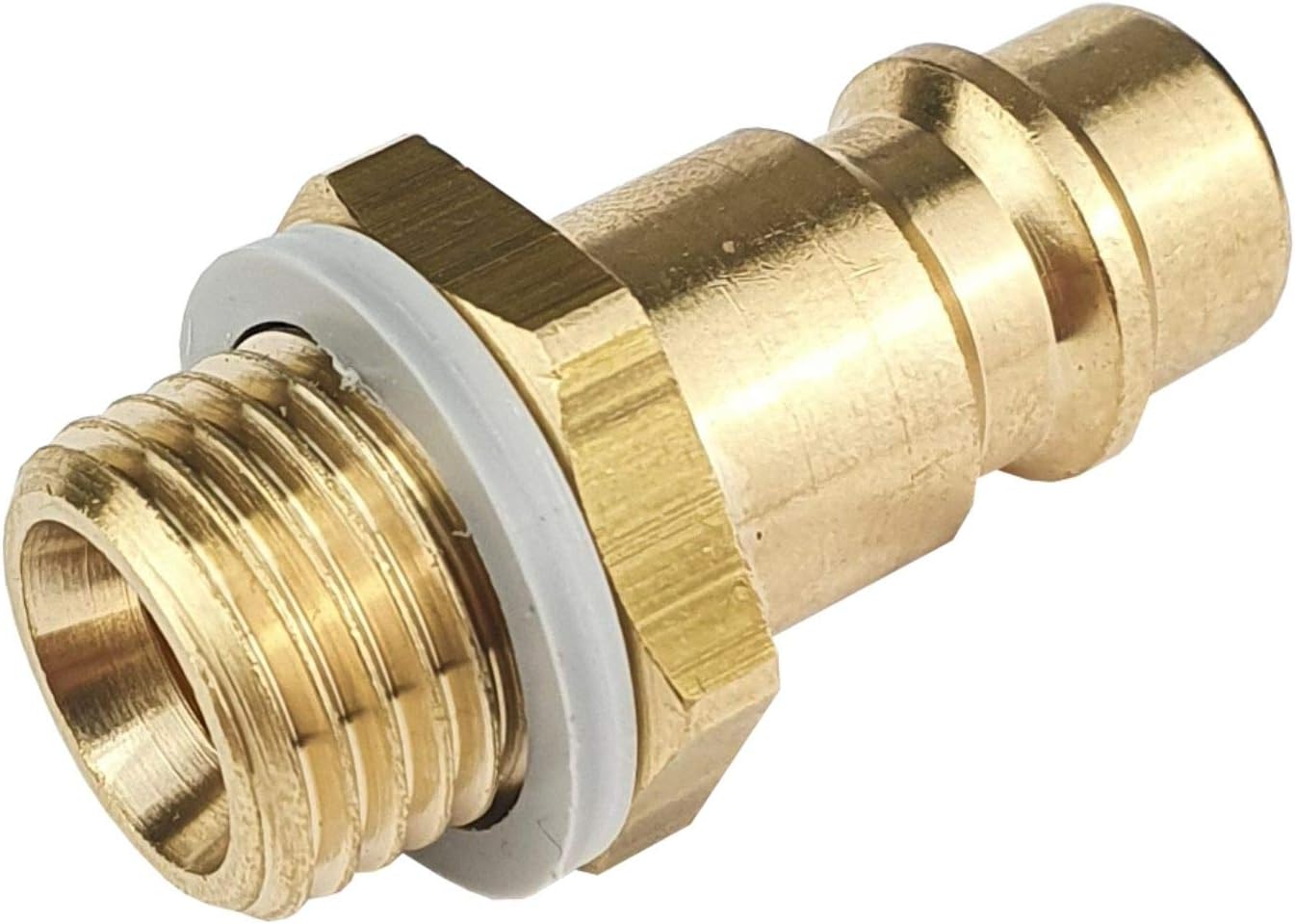 Druckluftkupplung Kupplungsstecker Außengewinde 1/4" – Bild 2