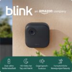 Blink-Kamera Outdoor 4 | Kabellose intelligente HD-Sicherheitskamera, zwei Jahre Batterielaufzeit, funktioniert mit Alexa | 4-Kamera-System mit enthaltenem Sync Module Core | IP65