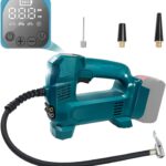 Akku Kompressor Inflator für Bosch Professional 18V System Akku, 150PSI tragbare Luftkompressor mit digitalem Manometer für Auto, Motorrad, Fahrrad Bälle(Keine Batterie)