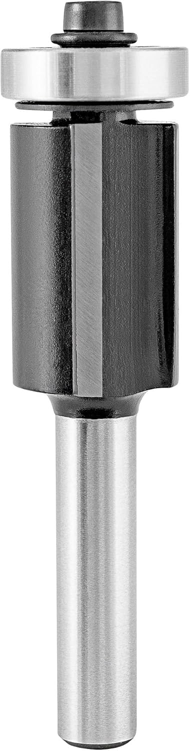 ENT 13572 Bündigfräser HW, Schaft (S) 8 mm, Durchmesser (D) 12 mm, NL 25 mm, GL 65,9 mm, SL 32 mm, mit Kugellager, Oberfräser für die Holzbearbeitung – Bild 4