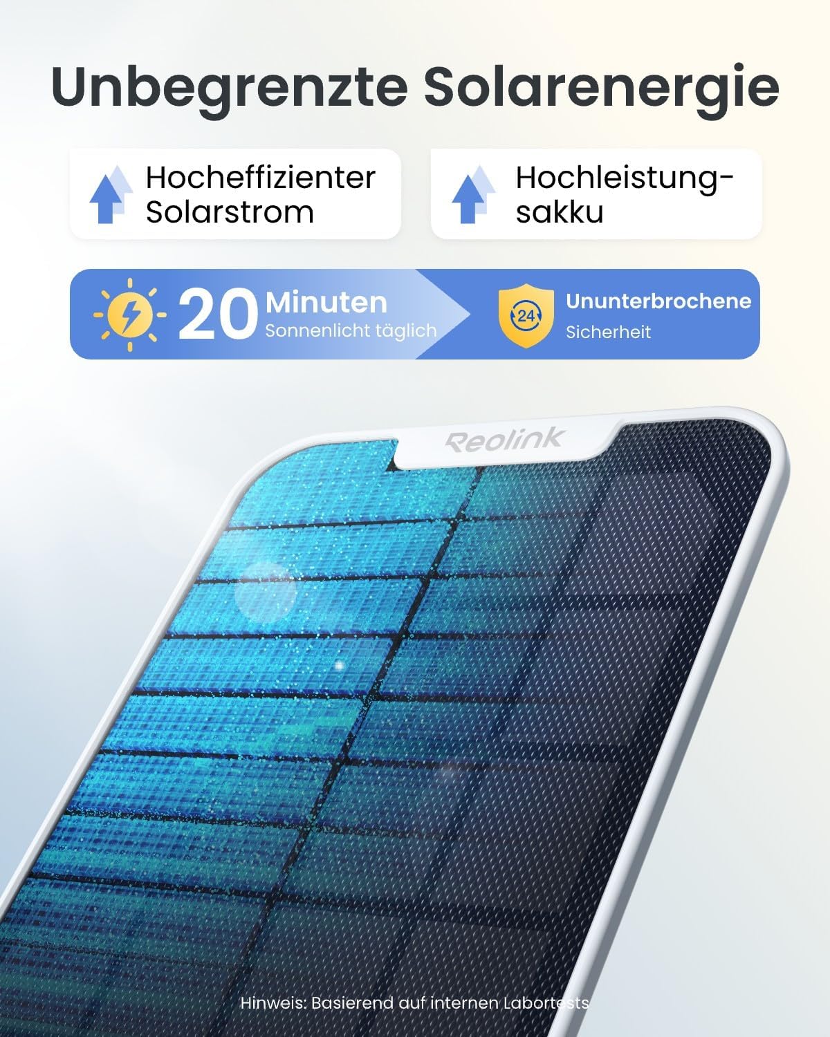 Reolink Erste 4K Solar Überwachungskamera Aussen Akku, Argus PT Ultra + Solarpanel, 2,4&5GHz WiFi, Auto-Tracking, Solar WLAN Kamera Outdoor mit 8MP UHD Farbnachtsicht, KI-Erkennung, Keine Monatsgebühr – Bild 4