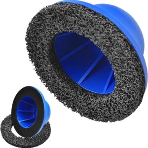 Radnabenschleifer 150mm, Kugelkopfschleifer für Autos und Transporter mit 1/2“ Antrieb, Radnabe Bürste zur Rostentfernung und Felgenreinigung