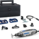 Dremel 4250 Multitool 175W, variable Drehzahl 5.000-35.000 U-min, Multitool-Kit mit 6 Aufsätzen, 1 Dremel BOX, 128 Zubehörteile zum Schneiden, Gravieren, Schleifen, Schärfen, Bohren, Fräsen