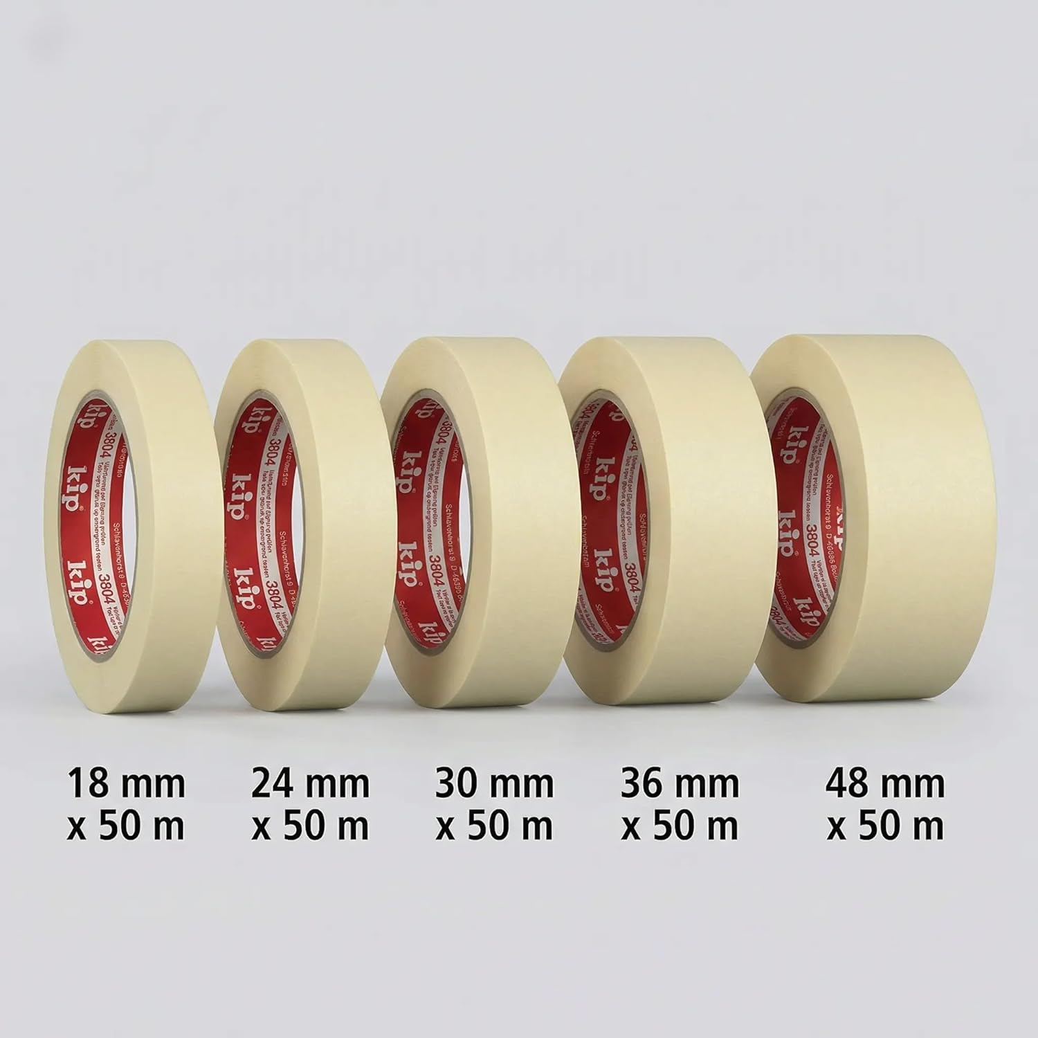 Kip Trade Maler-Kreppband, 36 mm x 50 m, zum Malen und Dekorieren, stark haftend – Bild 3