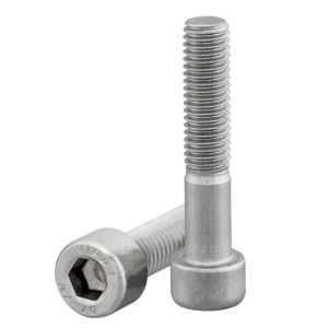 Zylinderschraube mit Innensechskant nach Norm DIN 912 / ISO 4762 Teilgewinde rostfreier Edelstahl A2 V2A Zylinderkopfschraube (M8 x 45 mm, 10 Stück)