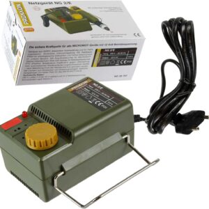Proxxon 28707 Micromot Netzgerät Netzteil NG2/E Trafo mit Drehzahlreglung 230 Volt AC Wechselstrom auf 12 Volt DC Gleichsstrom