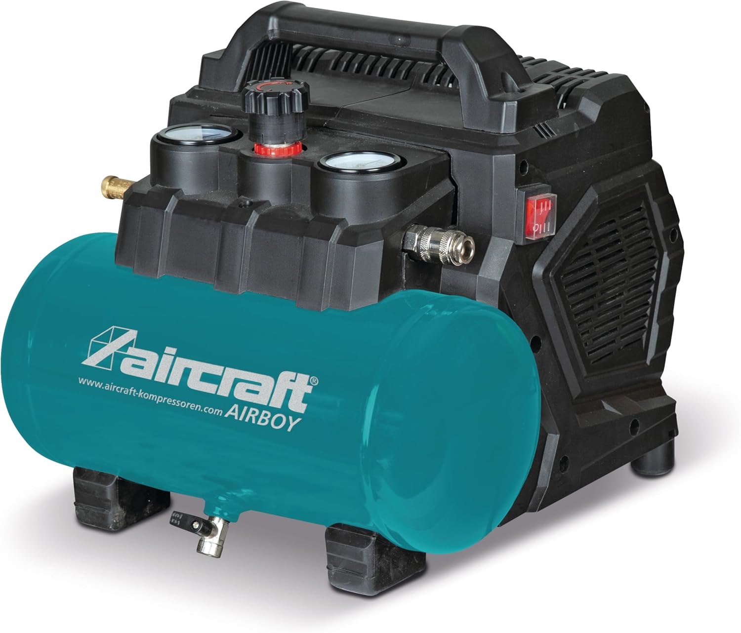 Aircraft AIRBOY 131 OF E (Kolbenkompressor, universell einsetzbar, mit Motorschutzschalter, Ansaugleistung ca. 107 l/min, Abgabeleistung 0,6 kW, Kompressor) 2001225 – Bild 5