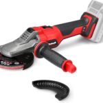 Einhell Professional Akku-Flachkopf-Winkelschleifer TP-AG 18/125 F Li BL-Solo Power X-Change (18 V, 700 W, 125 mm Scheiben-Ø, 33 mm Schnitttiefe, Brushless, inkl. Zubehör, ohne Akku)