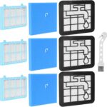 3 Stück FC9331/09 Filter für Philips Bodenstaubsauger FC9332/09, FC9555, FC9550, FC9334, FC9333, FC9330 Ersatzfilter für philips staubsauger filter PowerPro Compact/PowerPro City Filter Active Serie