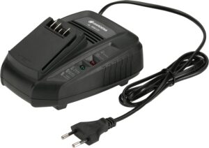 Gardena Schnell-Ladegerät AL 1830 CV: Für alle 18V Power for All System-Akkus geeignet, die Ladezeit beträgt für den 2.5Ah-Akku 60 Minuten, mit LED-Statusanzeige für den Akkustand (14901-20)