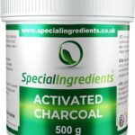 AKTIVKOHLEPULVER 500g HÖCHSTER QUALITÄT ULTRA-FEINES PULVER HERGESTELLT AUS KOKOSNUSS-SCHALE (DEUTSCHE ETIKETTEN UND ANLEITUNGEN)