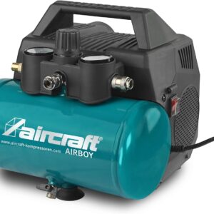 Aircraft AIRBOY 131 OF E (Kolbenkompressor, universell einsetzbar, mit Motorschutzschalter, Ansaugleistung ca. 107 l/min, Abgabeleistung 0,6 kW, Kompressor) 2001225