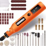 Mini Multifunktionswerkzeug, 3-Gang Schleifer Kit mit 72 Zubehörteilen, Typ-C Ladung Kunsthandwerkerwerkzeug zum Gravieren, Schleifen, Polieren, Bohren, Schleifen