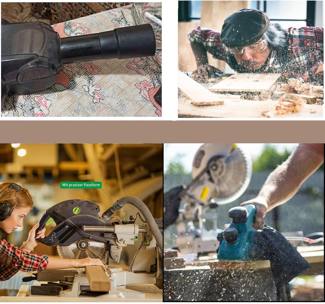 Schlauchadapter Universal - Staubsauger Adapter Gummi,Staubsaugeradapter - Schlauch Reduzierstück für Bosch, Makita, Kärcher usw – Bild 4