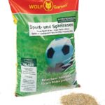 WOLF-Garten Sport- & Spielrasen LG 125 (für 125 m², schnell nutzbar & trittfest, strapazierfähiger Rasen für Sport- & Spielplätze, Hausgarten, für alle Bodenarten geeignet, im 2,5 kg Beutel) 3825020