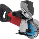 2800W Schlitzmaschine Mauerfräse mit 5 Stück 125mm Klingen Hochleistungsmauerfräse Elektrische Schlitzfräse mit Wasserpumpe Elektrische Schlitzfräse Wandfräse