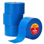 4 Rolle Malerkrepp, 50m x 48mm Kreppband Blau Maler Klebeband Masking Tape Abklebeband Maler Universal für Malerarbeiten Renovierungen Handwerke