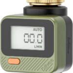 Diivoo Wasserzähler Garten mit Messingeinlass, Wasseruhr mit 180° Abnehmbarer Frontplatte, 4 Messmodi, Genauigkeit ±5%, IP54 Liter/Gallone Wasserdurchflussmesser für Schwimmbäder, Rasenflächen
