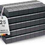 Rekord® Braunkohlebriketts 25 kg Gebinde – Kaminbriketts mit hohem Heizwert & Langer Brenndauer – Qualitäts–Braunkohle für Kamine & Dauerbrandöfen – Gluthalter Briketts Made in Germany